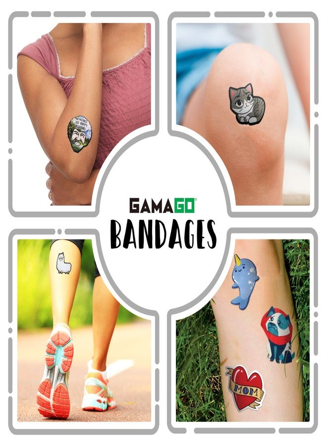 GAMAGO Kitten Adhesive Bandages – Pack of 18, Individually Wrapped Cute Cat Shaped Bandages for Kids & Adults, First Aid Kit Plasters, Sterile, Latex-Free, Easy to Remove - Image 4